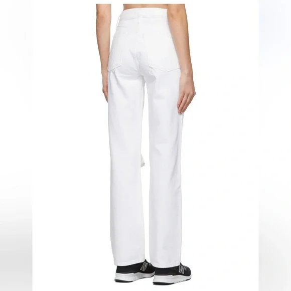 Re/Done white 90s High Rise Loose - Picture 3 of 3